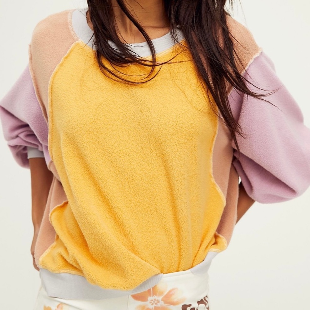 Free People Color Me Glad Pullover